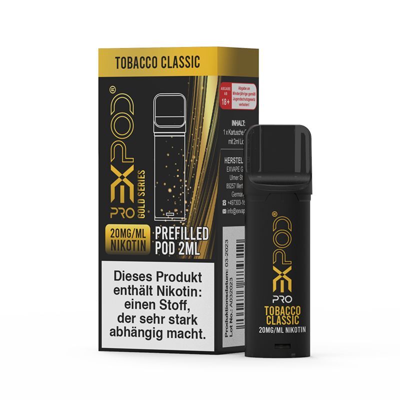 Tobacco Classic Prefilled Pod 20mg - Expod Pro