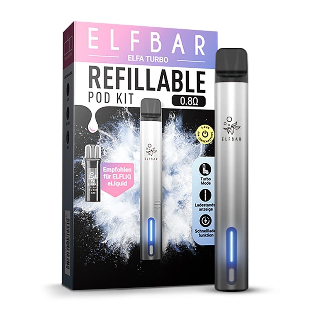 Elfa Elfbar Turbo Refillable E-Zigarette Set in Farbe von Elfa