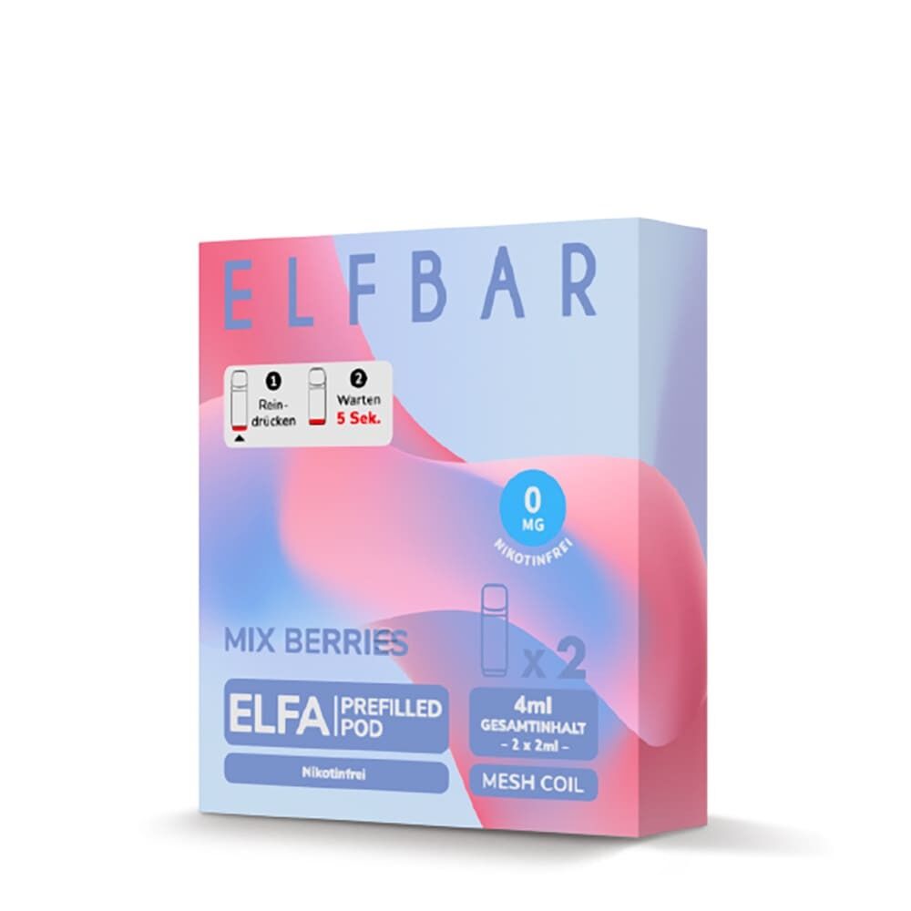 Mix Berries Pods für Elf Barohne Nikotin von Elfa